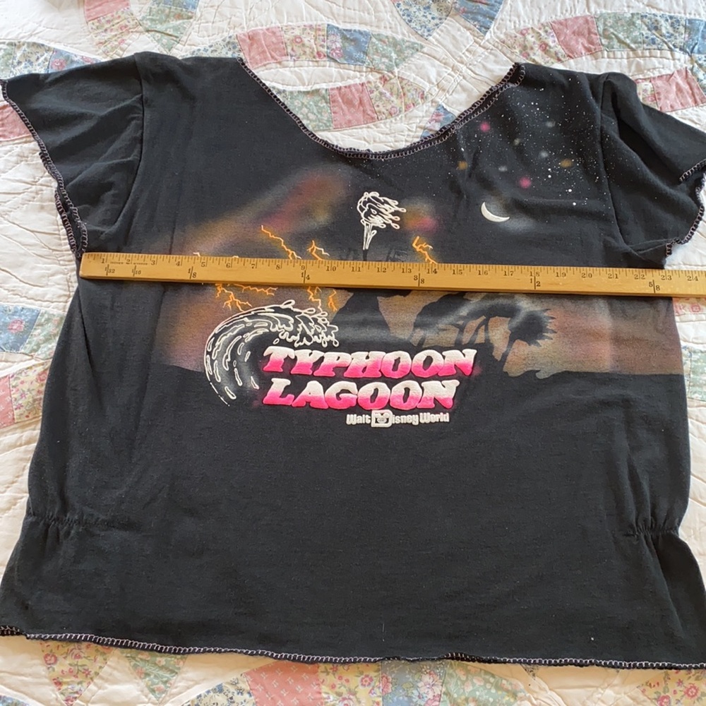 Disney Typhoon Lagoon! Up-Cycled Cover Up off shoulder 🤩🤩size XL - Picture 3 of 6